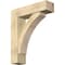 Ekena Millwork Thorton Block Rough Sawn Bracket w/ Offset Brace, Douglas Fir, 8"W x 30"D x 36"H BKT0806X30X36THR05RDF - alternate 1